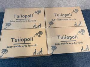 lot 33 image: 4 Baby Mobile Arms For Cribs