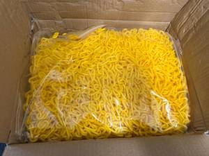 lot 41 image: 240Ft Yellow Platic Chain Links