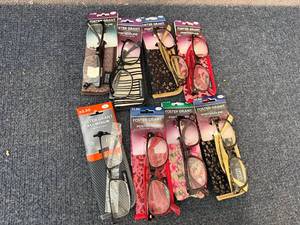 lot 80 image: 8 Pairs Of Foster Grant Reading Glasses