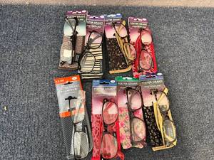 lot 84 image: 8 Pairs Of Foster Grant Reading Glasses