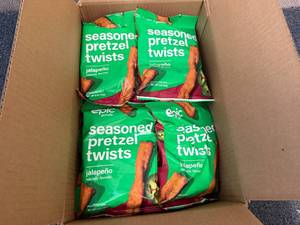 lot 192 image: 10 Bags Of Epic Goods Jalapeno Pretzels
