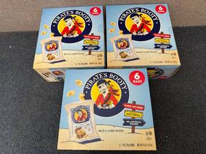 lot 120 image: 3 X 6Ct Packs Of Pirates Booty Puffs