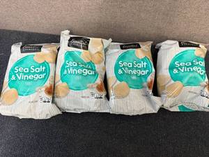 lot 146 image: 4 Bags Of Sea Salt & Vinegar Chips