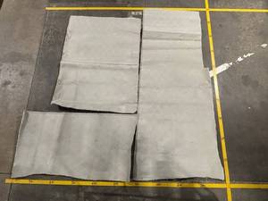 lot 11 image: Cement Backer Board Panels - Diamond Texture Tile Underlayment (Lot of 4)