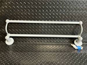 lot 25 image: Allied Brass DT-4 Double Towel Bar Wall Mount - 24 in L