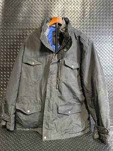 lot 67 image: London Fog F.O.G. XXL Parka - GrayBlack Exterior, Bright Blue Lining