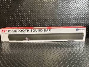 lot E-71 image: Sylvania SB3200 32-Inch Bluetooth Sound Bar - 2.0 Channel with Remote & Wall-Mount Kit