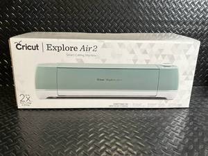 lot E-74 image: Cricut Explore Air 2 Cutting Machine - Mint Green with Accessories