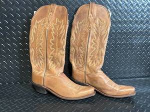 lot 153 image: Old West TS1541 090 Leather Upper Cowboy Boots - Made in India