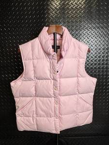 lot 173 image: Lands End Pink Puffer Vest - Womens Large 14-16