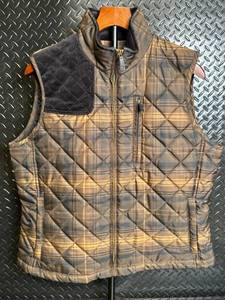 lot 182 image: Lauren Ralph Lauren Quilted Plaid Vest - Size XL - Front Zip