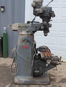 lot 35 image: BRIDGEPORT 84284 Vertical Milling Machine 1.5HP - Fire Damage