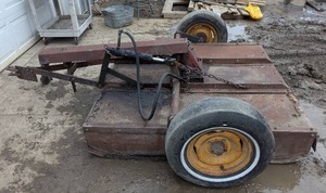 lot 36 image: Huge Pull Behind Brush Cutter - See Pics