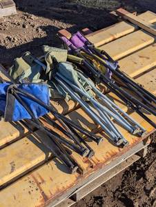 lot 118 image: Mixed Lot of Camping Chairs - 1 Rocker and Vikings