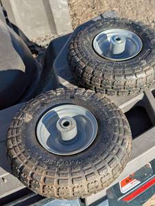 lot 122 image: Pair of Utility Wheels - 4.13.50-4