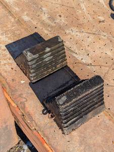 lot 140 image: Pair of Wheel Chocks - Rubber