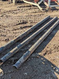 lot 152 image: Three 10 Foot x 4 Inch Piping - Insert into Each Other