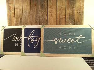 lot 33 image: Wall Decor (set of 3)