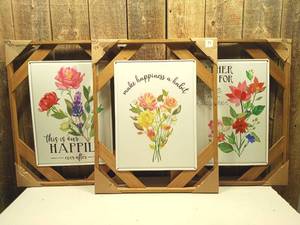 lot 77 image: Wall Decor (set of 3)