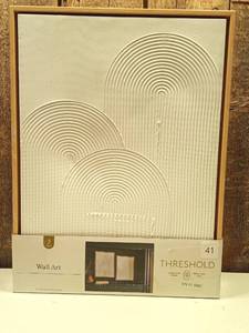 lot 41 image: 12 x 16 Rainbow Arches Framed Embellished Canvas Set - Threshold