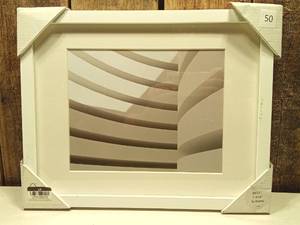 lot 50 image: 11 x 14 Matted to 8 x 10 Single Picture Gallery Frame White - Threshold