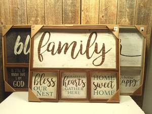 lot 60 image: Wall Decor (set of 3)