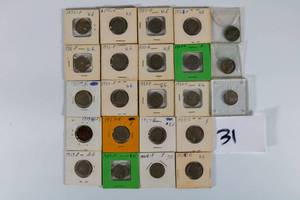 lot 31 image: Lot of 23 Buffalo Nickels (Mostly 20s30s, 2-1919, 1-1916)