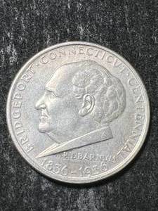 1936 US BRIDGEPORT-CONNECTICUT COMMEM HALF DOLLAR