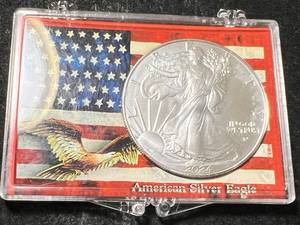 lot 19 image: 2024 AMERICAN SILVER EAGLE 1 TROY OZ .999 FINE SILVER IN CASE