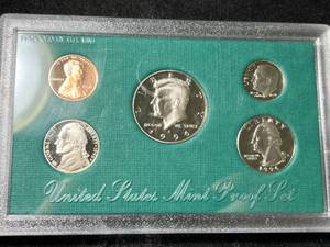 lot 62 image: 1996 US MINT PROOF SET