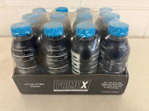 lot 276 image: 12x 16.90z PrimeX Blue (Cherry Freeze-per Google Search)