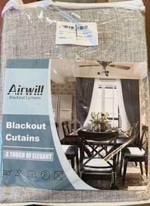 lot 32 image: SSS. Airwill Linen Curtains-Blackout-54x82(possible Size) Nothing on package