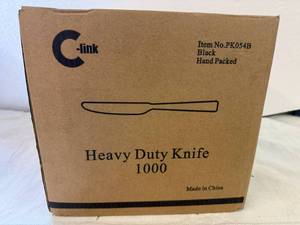 lot 86 image: MM. 1,000 Plastic Heavy Duty Knifes