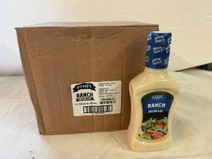 lot 92 image: 12x 16fl oz Pampa Ranch Dressing & Dip