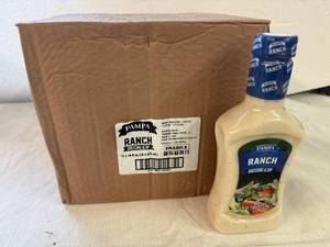 lot 93 image: 12x 16fl oz Pampa Ranch Dressing & Dip