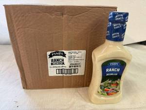 lot 95 image: 12x 16fl oz Pampa Ranch Dressing & Dip
