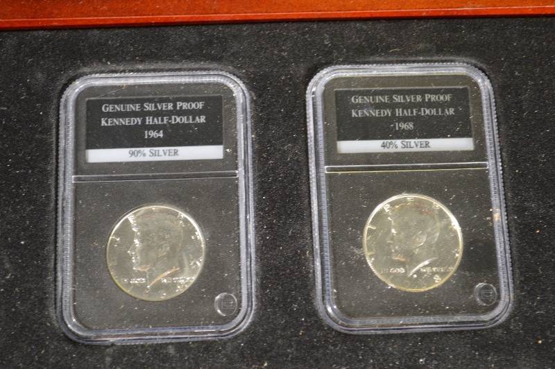 Kennedy Half-Dollar Silver Proof Set - 29 Coins (1964-2015) in