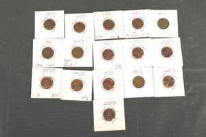 lot 93 image: Wheat & Lincoln Cents (Lot of 16)