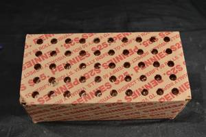 lot 108 image: US Pennies Box - 2025 Lincoln Cents, Cardboard Packaging with Perforated Top