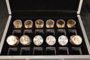 lot 135 image: John Adams Presidential Dollar - US Mint Uncirculated (Lot of 12 rolls With 12 Coins in each roll) $144 total