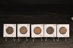 lot 212 image: Liberty Head Large Cent (Lot of 6)