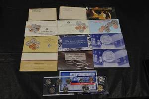 lot 257 image: United States Mint Uncirculated Coin Sets - Assorted Years Lot Of 13