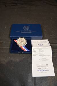 lot 269 image: United States Mint West Point Bicentennial Commemorative Coin 1802-2002 Uncirculated Silver Dollar