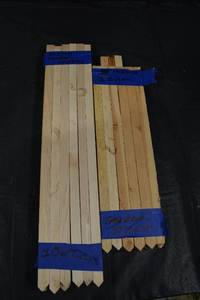 lot 274 image: Garden Stakes 24-inch & 18-inch (12 Each) - Wooden Plant Support Stakes