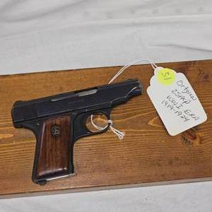lot 31 image: Ortigies .25acpWWI Pistol, Era 1919-1924 Nice