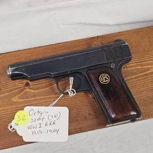 lot 32 image: Ortigies .32acp WWI Pistol, Era 1919-1924 Nice