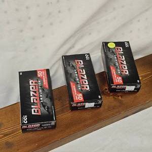 lot 43 image: 3 Boxes cci 9mm