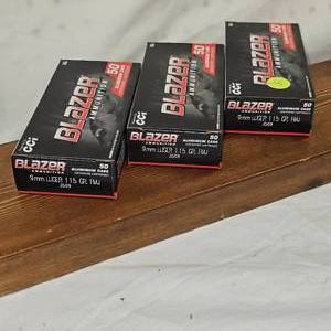 lot 45 image: 3 Boxes cci 9mm