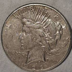 1926 S Peace Dollar $1 XF Lite Toning