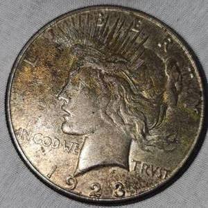 lot 19 image: 1923 S Peace Dollar $1